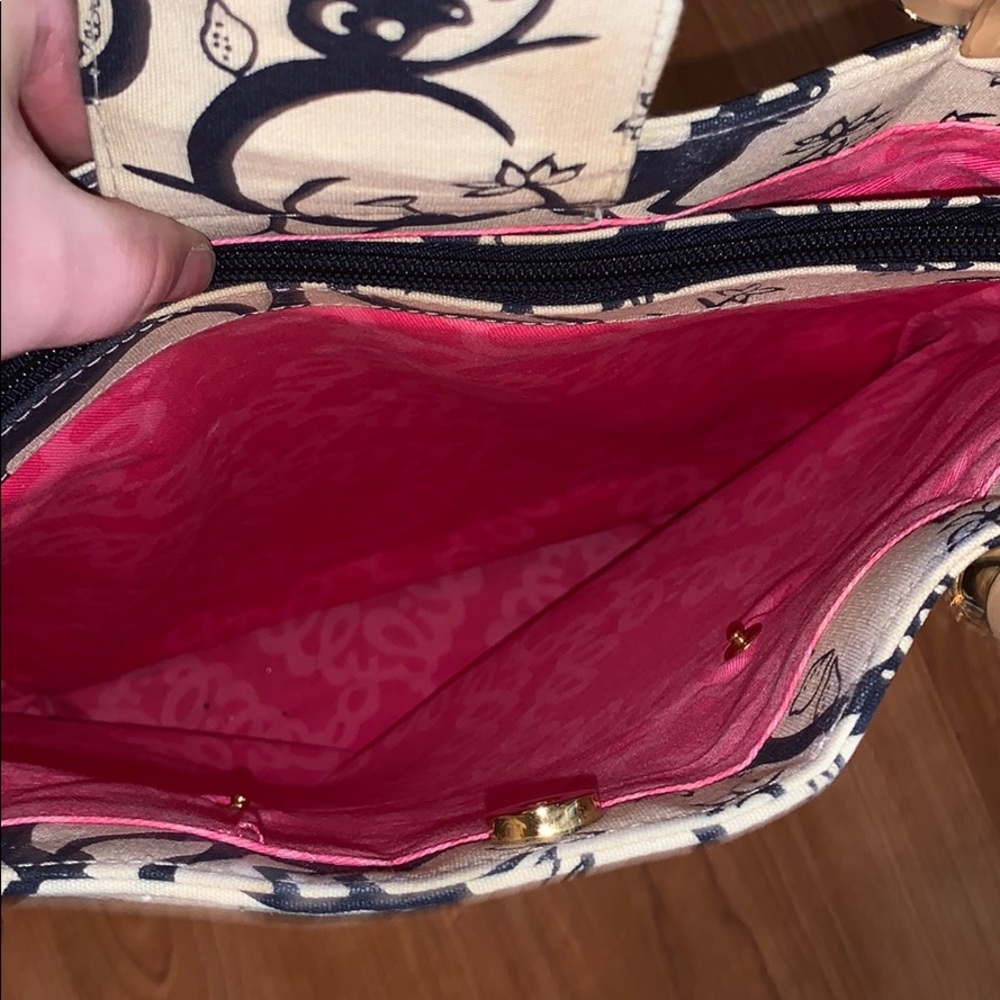 Lilly Pulitzer | Vintage Canvas Monkeys with Cocktails Print Tote - Picture 6 of 8